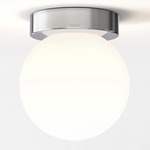 Tacoma Round Wall / Ceiling Light - Chrome / White
