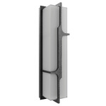 Avenue Outdoor Bar Wall Light - Black / Frosted