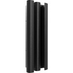 Avenue Outdoor Double Curved Wall Light - Black