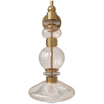 Avra Wall Sconce - Aged Brass / Clear