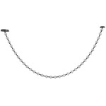 Beluga Strand Pendant - Black / Textured Clear