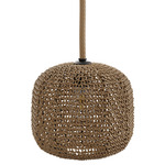 Malibu Pendant - Black / Natural