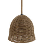 Malibu Bell Pendant - Black / Natural