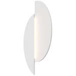 Parker Offset Half Moon Wall Light - White