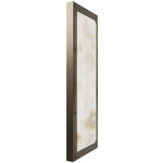Sedona Squared Color-Select Wall Sconce - Aged Brass / Alabaster