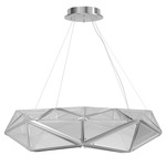 Seoul Pendant - Chrome / Clear
