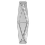 Seoul Wall Sconce - Chrome / Clear