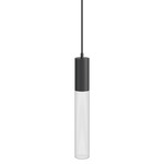 Strand Pendant - Black / Clear