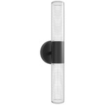 Strand Wall Sconce - Black / Clear