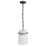 Westwood Pendant - Matte Black / Alabaster