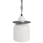 Westwood Ball Pendant - Matte Black / Alabaster