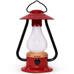 Bonfire Flicker Flame Portable Table Lamp - Red / White