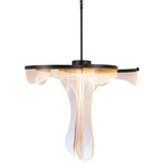 Estrella Pendant - Flat Black / Clear
