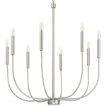 Traci Chandelier - Brushed Polished Nickel