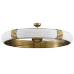 Cipriani Ceiling Fan with Color-Select Light - Bronze / White