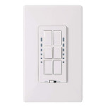 Universal Wi-Fi Fan & Light Wall Control - White