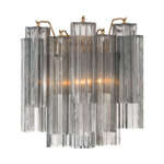 Addis Wall Sconce - Aged Brass / Smoke