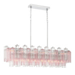 Addis Linear Chandelier - Polished Chrome / Spring