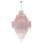 Addis Tiered Chandelier - Polished Chrome / Spring