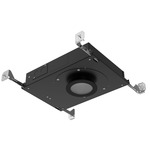 Eco 3IN Shallow IC Wet Location Downlight with Round Trim - Black