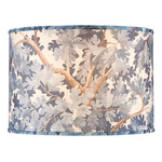 Woodland Drum Lamp Shade - Woodland Blue
