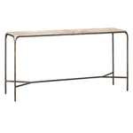 Crema Console Table - Bronze / Crema Marble