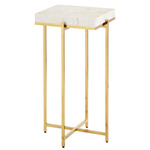 Casey Accent Table - Brass / Mother of Pearl