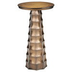 Gridiron Drinks Table - Antique Brass
