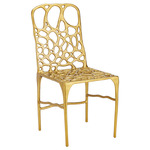 Honeycomb Side Chair - Gold
