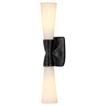 Burrows Bath Wall Sconce - Oil Rubbed Bronze / White
