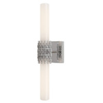 Brietta Bath Wall Sconce - Polished Nickel / White
