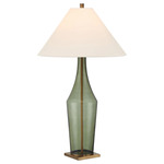 Olive Table Lamp - Green / Beige