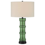 Balsam Table Lamp - Green / Grey Birch