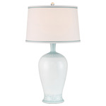 Ketty Table Lamp - Light Blue / White