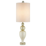 Hutson Table Lamp - Olive / Eggshell Linen
