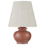 Piccolo Mini Table Lamp - Rosa Cappuccino Marble / Dove Linen