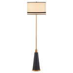 Gieves Floor Lamp - Bronze / Off White
