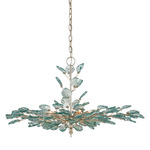 Baobab Medium Chandelier - Contemporary Silver Leaf / Clear