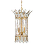 Bradshaw Lantern Pendant - Brass / Frosted