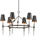Anselm Chandelier - Verde Bronze / Gold