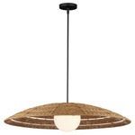 Barbary Outdoor Pendant - Black / Natural