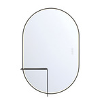 Linden LED Mirror - Matte Black / Mirror