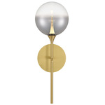 Iissa Wall Sconce - Gold / Smoke