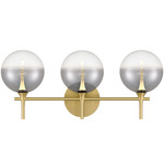Iissa Bathroom Vanity Light - Gold / Smoke
