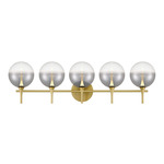 Iissa Bathroom Vanity Light - Gold / Smoke