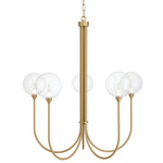 Iissa Chandelier - Gold / Clear