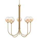 Iissa Chandelier - Gold / Amber