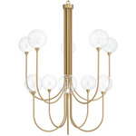 Iissa Chandelier - Gold / Clear