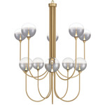 Iissa Chandelier - Gold / Smoke
