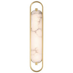 Noga Bathroom Vanity Light - Gold / Alabaster